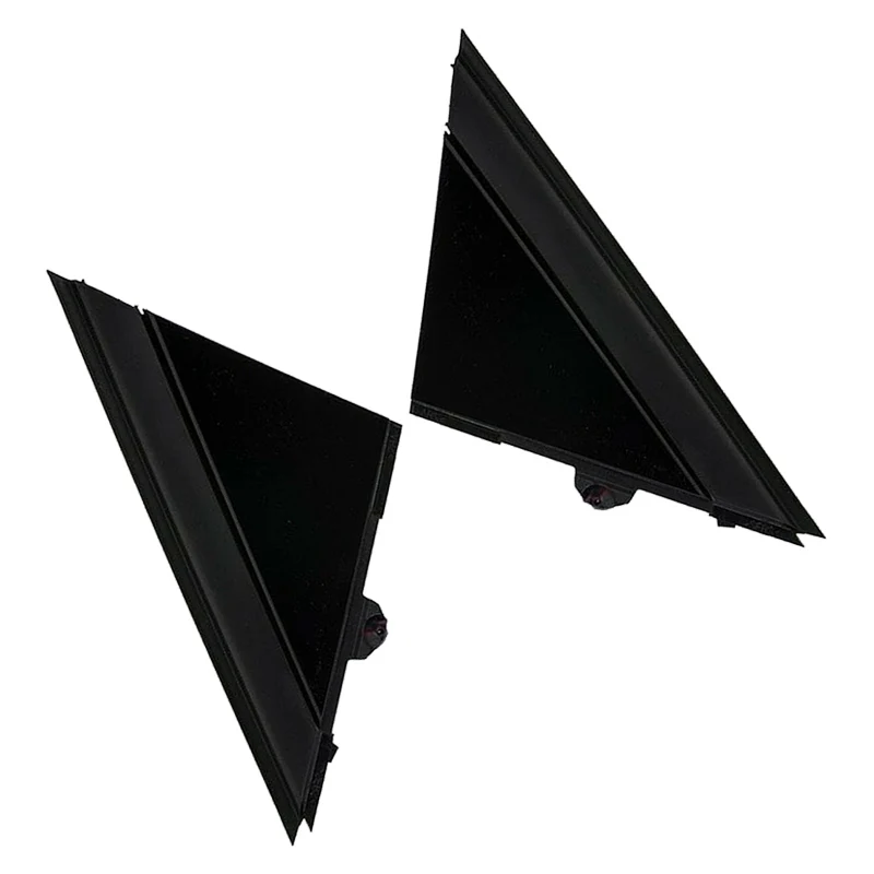 1 Pair Matte Black Car Rearview Door Mirror Cover Bezel 1sh17kx7aa