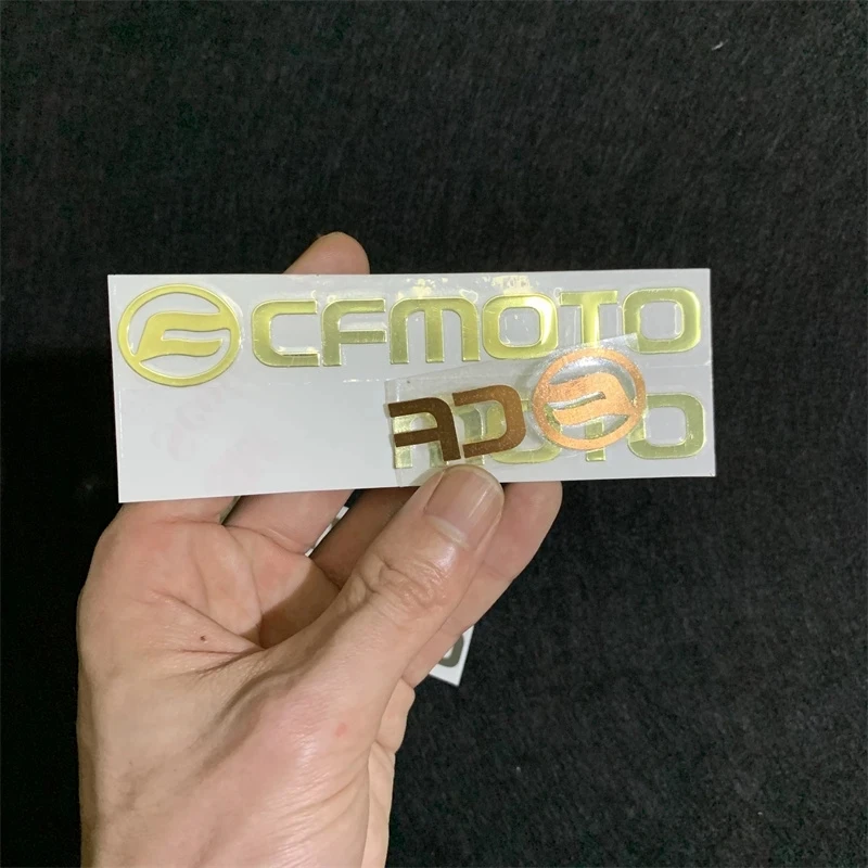 2 sztuki CFMOTO metalowa naklejka motocyklowe spersonalizowana naklejka motocyklowe CFMOTO Logo dekoracyjne wodoodporne naklejki dla CFMOTO