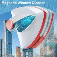 Home Window Cleaner Water Injection Glass Eraser Double Sided Magnetic Window Eraser Double Layer Hollow Glass Cleaning Tool 1