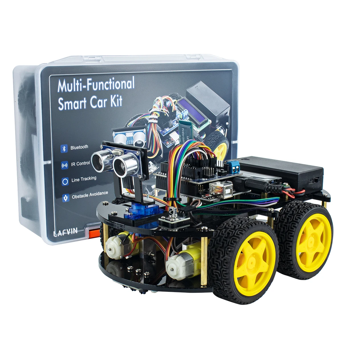 LAFVIN-Robotic-Starter-Kit-for-Arduino-Multi-function-Robot-Car-DIY ...