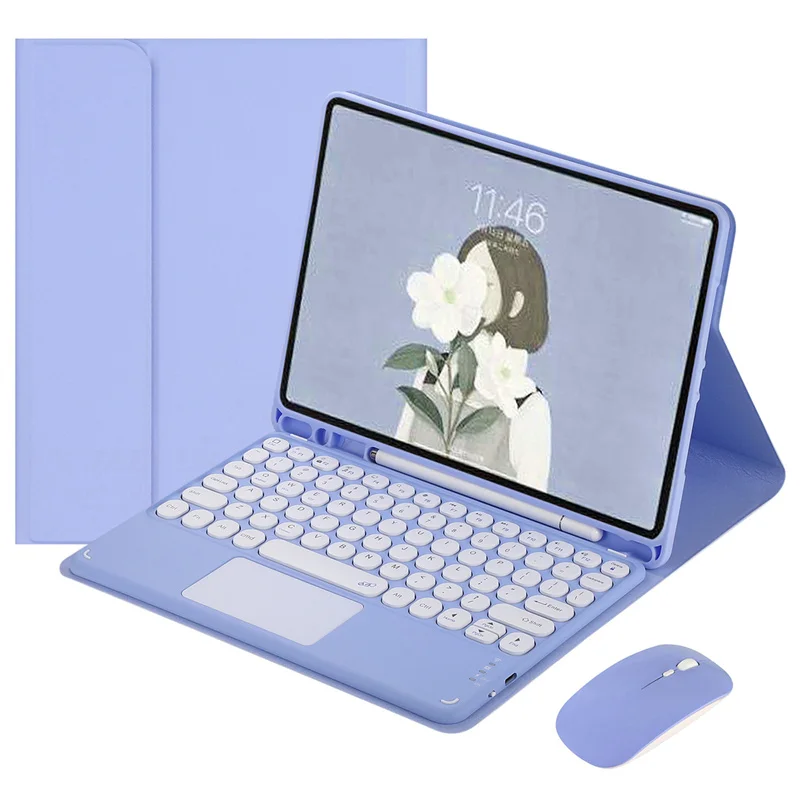 Touchpad Portuguese Keyboard Cover For Samsung Galaxy Tab S8 Keyboard Case Sm-X700 X706 For Galaxy Tab S8 Tablet Keyboard Cover