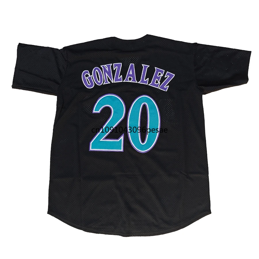 Matt Williams Jersey American Arizona Retro Baseball Jerseys 20 Luis Gonzalez Jersey 51 Randy Johnson Us Mens M-3XL