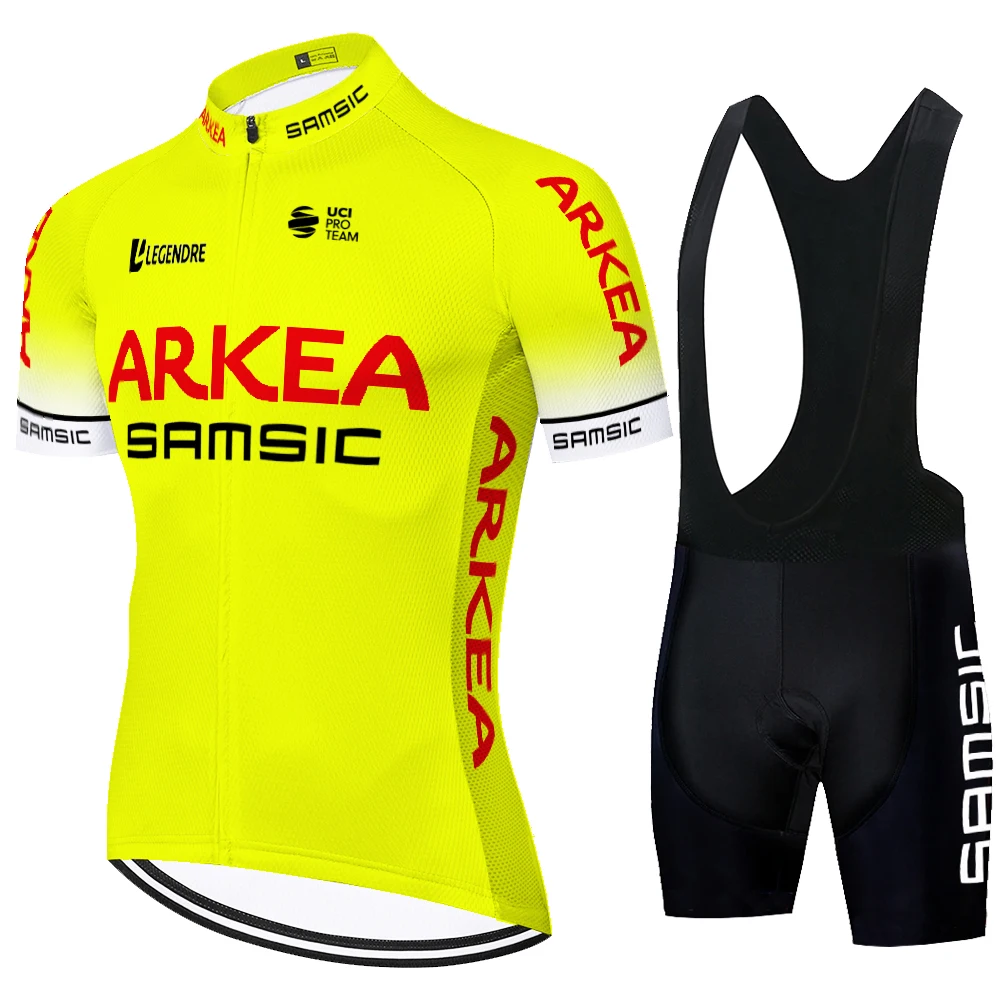 Arkea Malliot Culotte Ropa Bermuda Kit Bicicleta Equipamento Jersey Cycling Maillot Ciclismo Maillot Ciclismo Hombre