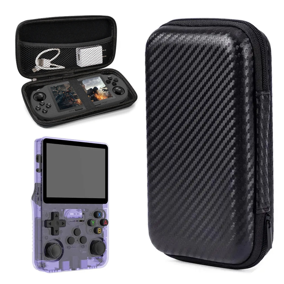 Portable Carrying Zipper Bag For R36S & PSV1000 2000 & SF3000 Handheld Console EVA Travel Case For Trimui Smart Pro Accessories