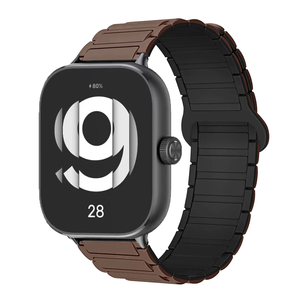 Magnetic Silicone Bracelet Strap - Replaceable Watchband Accessory