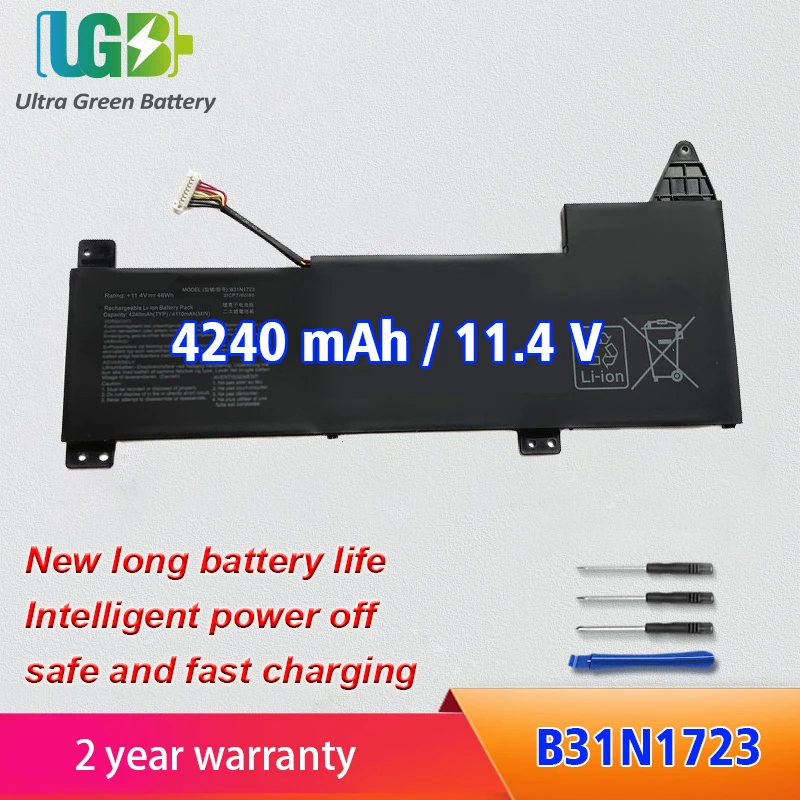 

UGB New B31N1723 Laptop Battery For ASUS K570UD K570ZD R570UD R570ZD X570UD X570ZD X570DD F570UD F570DD F570ZD FX570ZD YX570Z