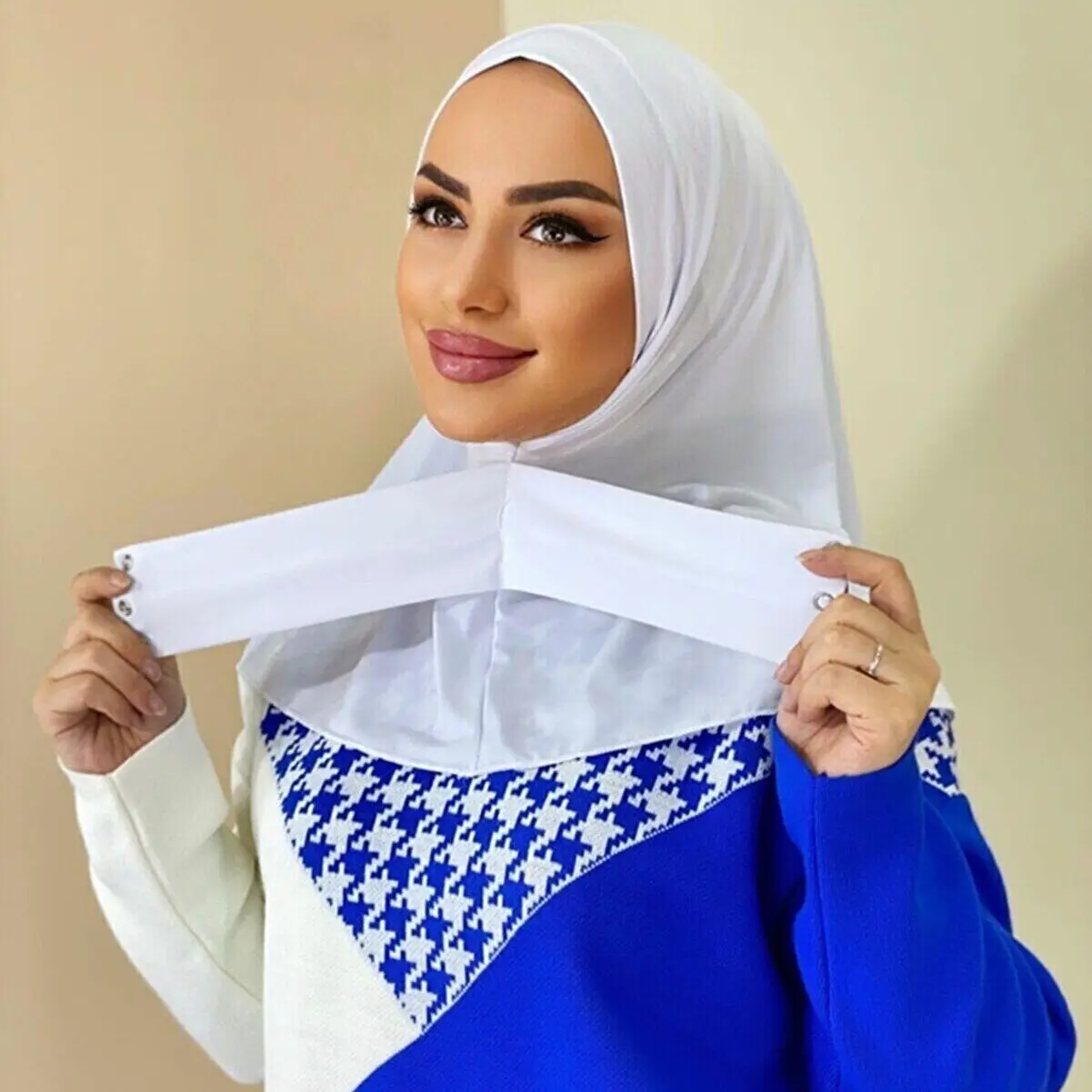 Solid Color Women's Islamic Under Scarf Ready Women's Hijab