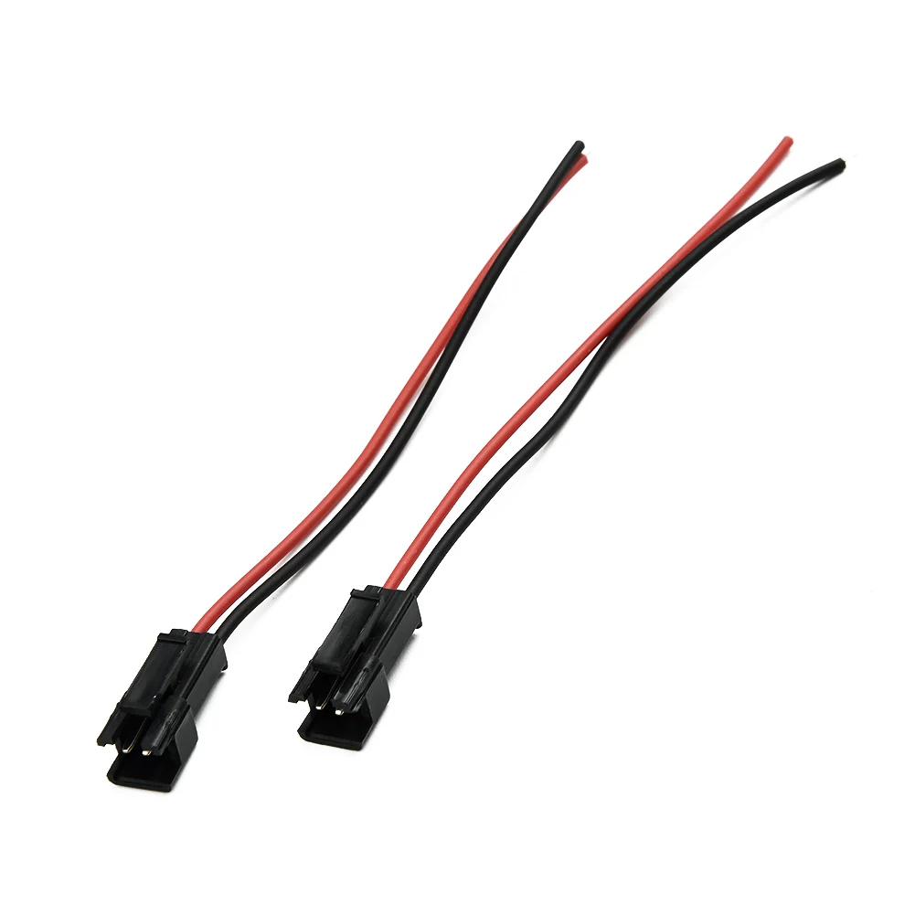 10 Pairs 10cm JST SM 2P 2Pin Plug Socket Male To Female Wire Connector LED Strips Lamp Driver Connectors Cable Quick Adapter image 3