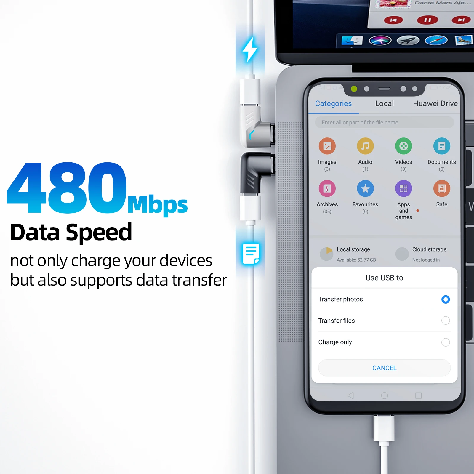 Fonken-120W USB c형 마그네틱 케이블 어댑터 케이블 컨버터, 아이패드 프로 맥북 2019 2018 자석 어댑터 케이블 커넥터 벤트