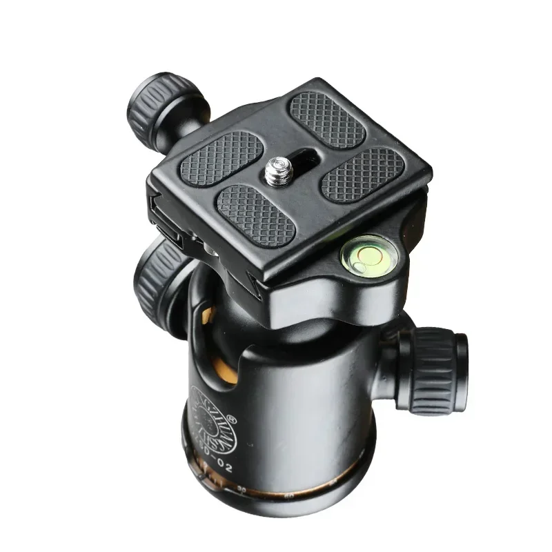 Camera Tripod Ball Aluminum 360 Degree Panoramic Swivel Head with Quick Release Plate for DSLR Cameras SOONPHO QZSD-02