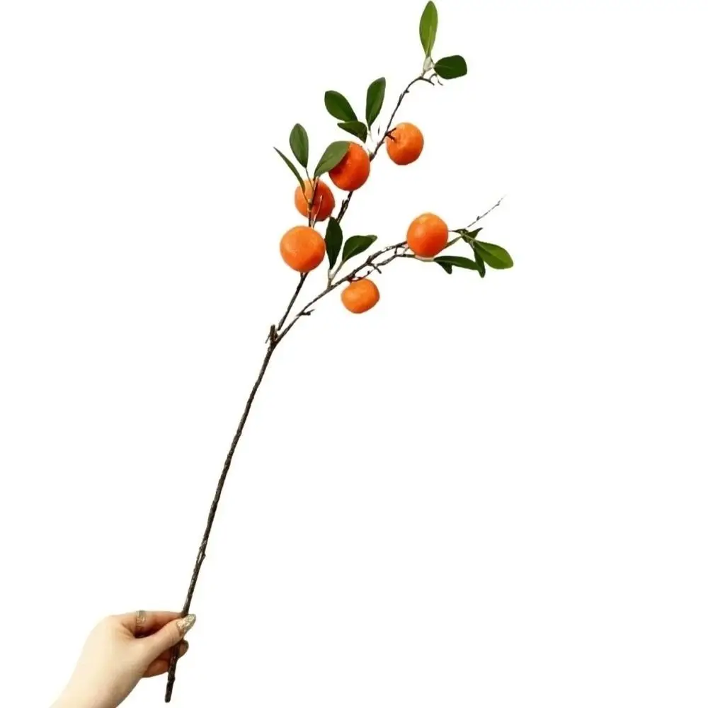 Luxury Realistic Faux Orange Tree with Green Leaves - Indoor/Outdoor Decorative Artificial Plant