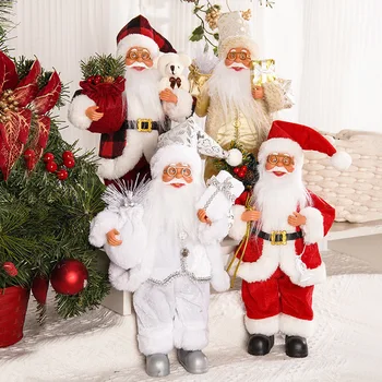 1 Piece 2026 Christmas Home Decor Santa Claus Plush 30cm Christmas Party Decorations Christmas Ornaments 2026 New Year Gifts 1