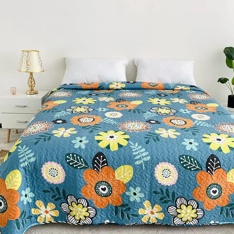 

Flower Bedding Quilted Bedspread Quilt Throws Blanket, Plaids Coverlet, No Pillowcase, Bed Cover, Quilting Home Textiles, Summer