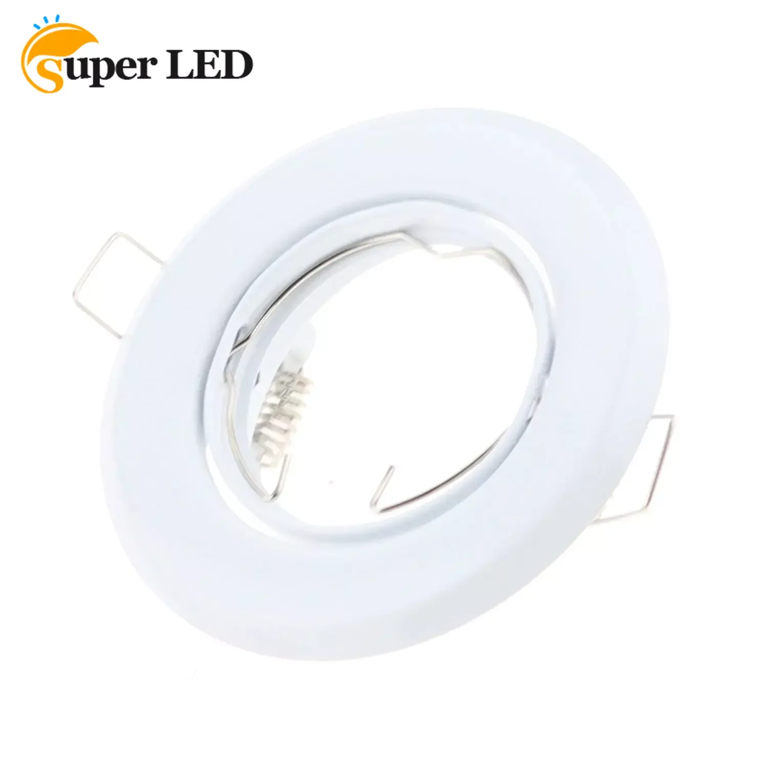 LED Recessed Ceiling Down Light Lamp Fixture Round Iron Metal Cut Hole 62mm