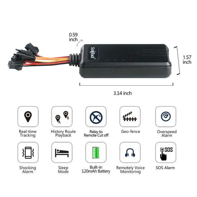 Traqueur GPS de Dispositif de Suivi de Véhicule, Traqueur GPS en