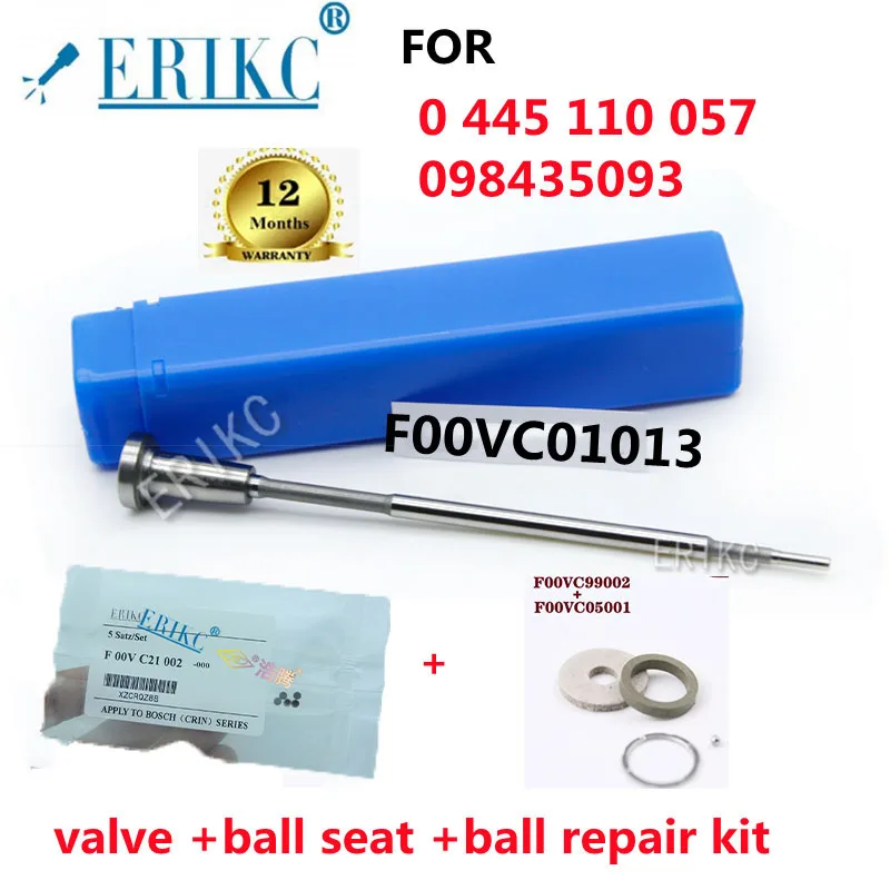 

ERIKC Fuel Injection Control Valve F00VC01013 + F00VC21002 +F00VC99002 +F00VC05001 FOR 0 445 110 057 098435093
