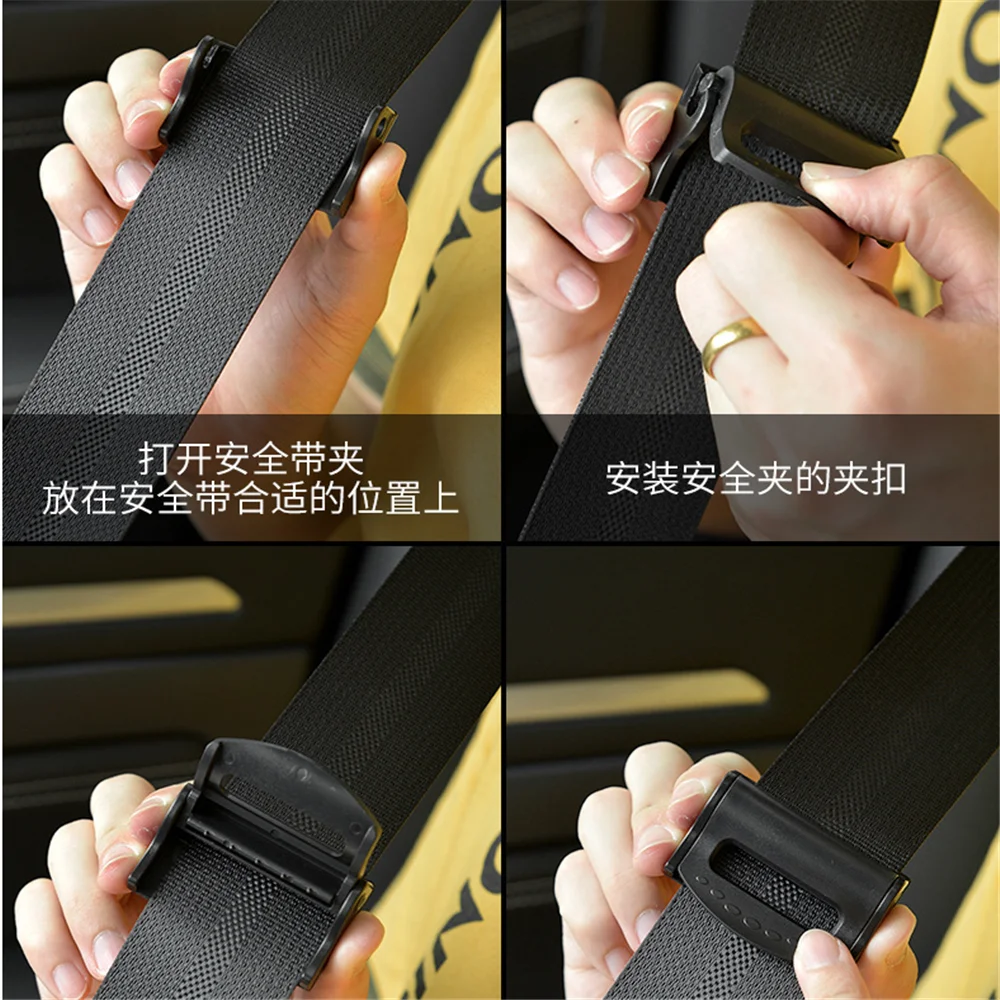 2 Pezzi Accessori Auto Clip Cintura Di Sicurezza Per Alfa Romeo Giulia Stelvio Mito Giulietta Tonale Alfa 4C Disco Volante Gloria