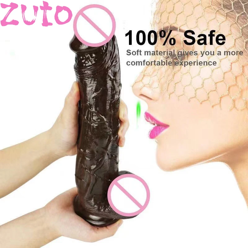 

Realistic Dildos for Women Skin Sliding Foreskin Testicles Dildo Anal Vaginal Stimulation Strapon Big Penis Sex Toys for Woman