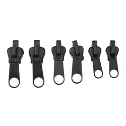 Universal Zipper Repair Kit with New Design - Instant Fix for Clothes, Includes 3 Sizes of Replacement Sliders (6pcs a set)