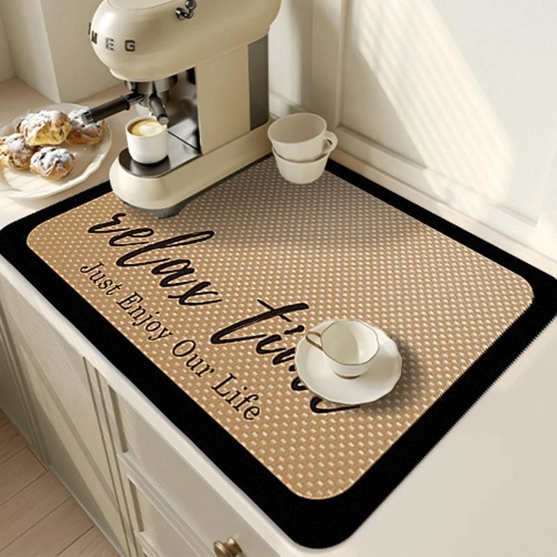 Absorbent Mats Pads Coffee Dish Large Kitchen Absorbent Draining Mat Drying  Mat Quick Dry Bathroom Drain Pad - Buy Absorbent Mats Pads Coffee Dish Large  Kitchen Absorbent Draining Mat Drying Mat Quick