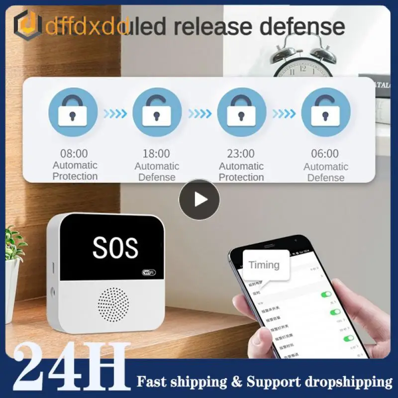 

Умная кнопка SOS для экстренного наблюдения, Wi-Fi, для пожилых людей