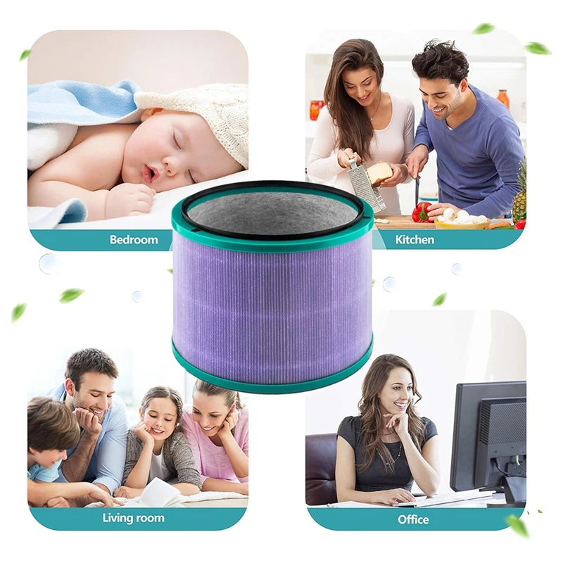 AB15-Air Purifier Filter Replacement For Dyson HP00 HP01 HP02 HP03 DP01 DP03 Desk Purifiers Compatible With Part 968125-03