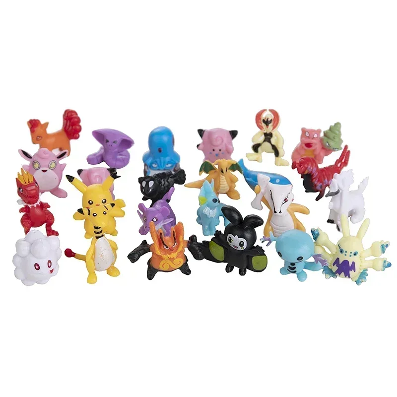 24-144pcs Pokemon Action Figure Pikachu Anime Model 2-3CM Ornamental Decoration Mini Model Doll Toy Kids Christmas Gifts - Image 5