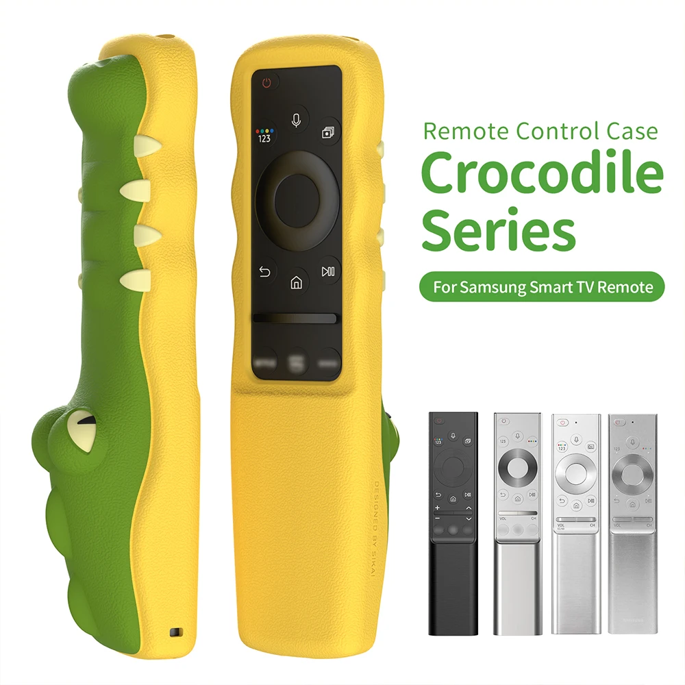 Custodia In Silicone Per Samsung Qled Smart Tv Remote Bn59-1357 Bn59-01363A Bn59-01265A Bn59-01311Crocodile Cover Per Samsung Frame Tv