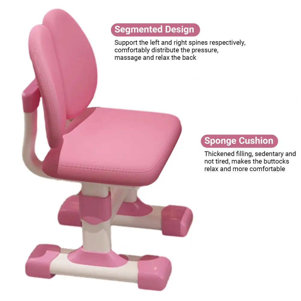 2Pcs/Set Cartoon Pattern Multi Bookstand Widened Desktop Desk Chair Set Kids Adjustable Height Study Drawer Table with Chair Set 4