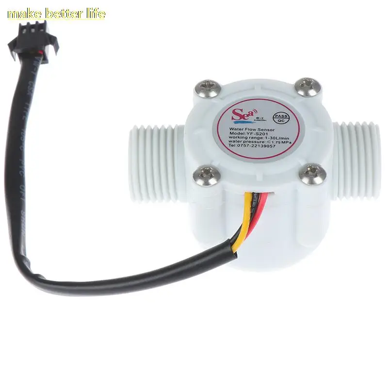 Meter Flowmeter Counter Sensor Control Effect Flowmeter Hall 1-30L/min For Arduino 1/2'' Water Flow Sensor Switch HOT