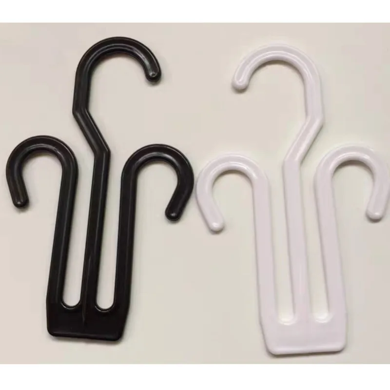 50pcs/lot Plastic Slipper Hanger Hook Plastic Supermarket Cotton-padded Shoes Sandals Hanging Shoe Hanger Display Rack 10x16cm 5