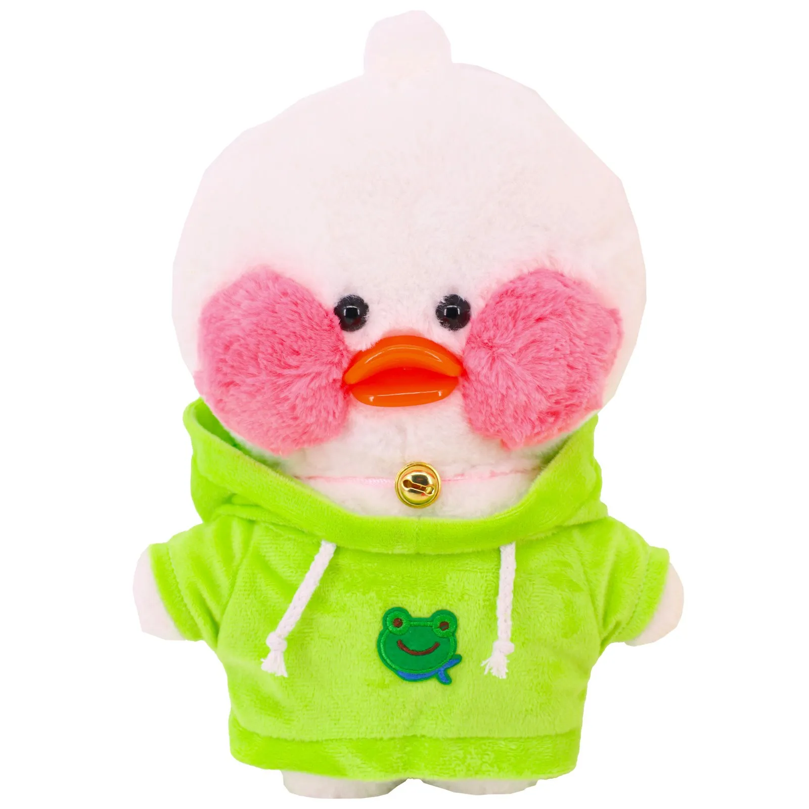 Cute Lalafanfan 30cm Yellow Duck Outfit Plush Toy - Free Shipping Children's Cartoon Gift