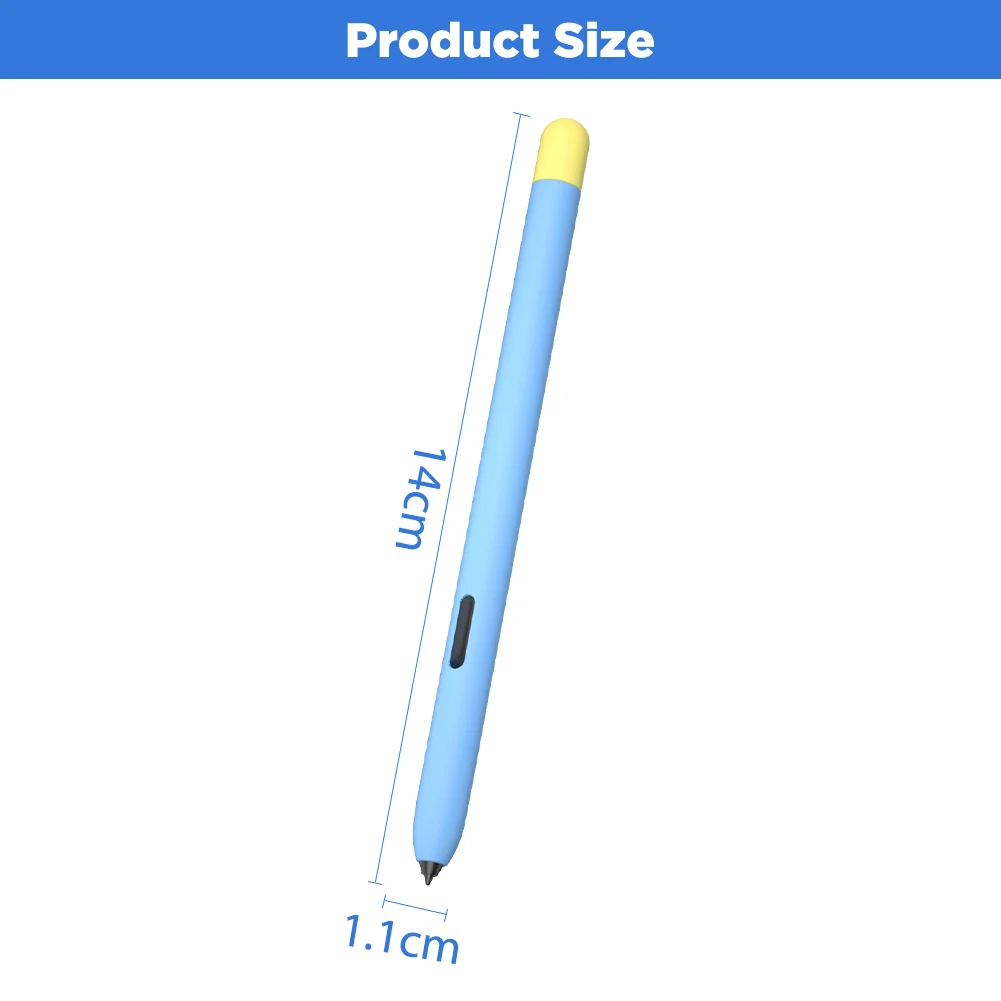 de silicone tablet caneta stylus toque caneta manga capa de pele manga