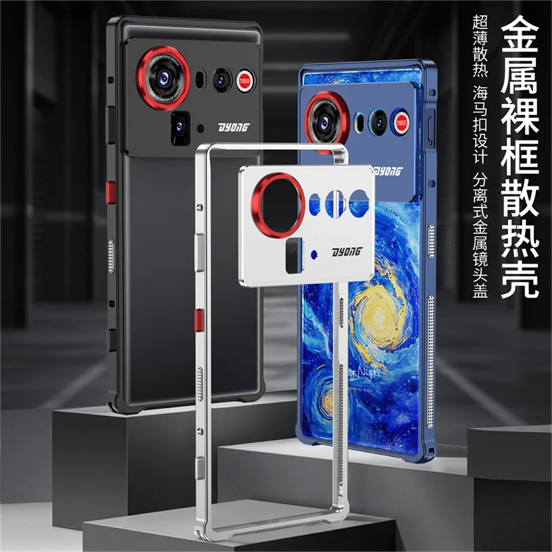Enhanced Cooling Aluminum Alloy Phone Case with Camera Protection