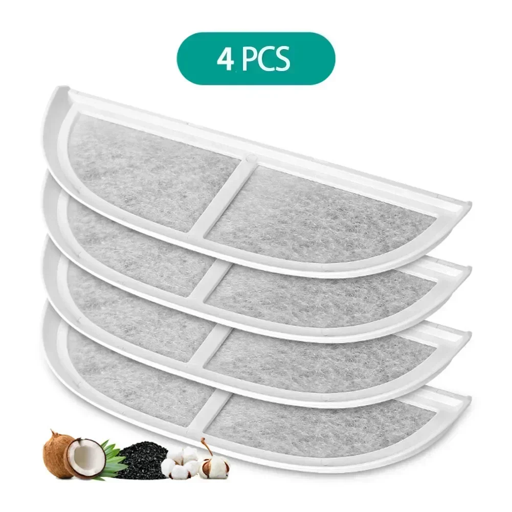 4pcs Pet Water Dispenser Filter Set Activated Carbon Filter Pet Water Fountain Replacement Filters Multiple Filtration
