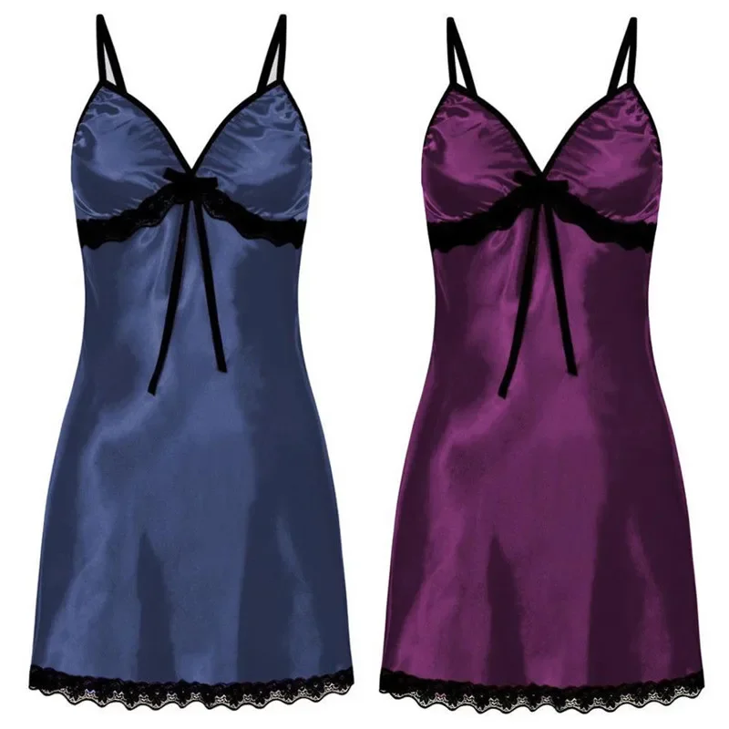 Women Nightgowns Sexy Sleepwear Sleeveless Nightgown Plus Size
