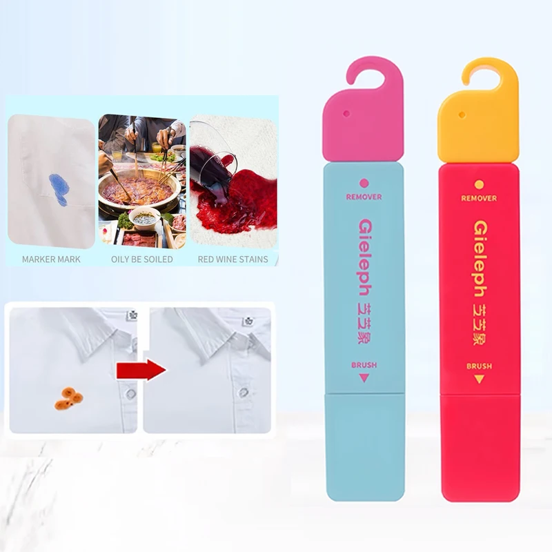 Description Picture 2 of item12ml Portable No Wash Stain Remover Pens Portable Cleaning Brushes Clothes Instant Stain Remover Pens For Clothes And Fabric