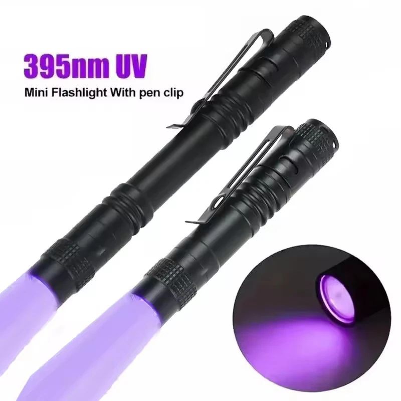 2PCS 365nm UV Flashlight, uv flashlight