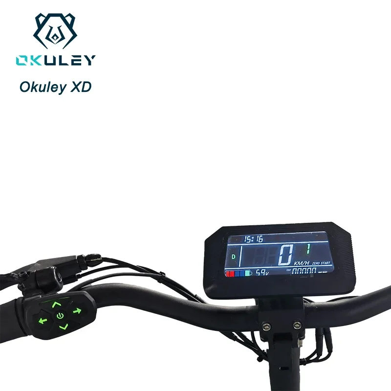 New Okure XD1500 Snow Scooter 52V 23.4Ah 2000W Motor Snow Electric Scooter Electronic Brake Maximum Speed 30km/h