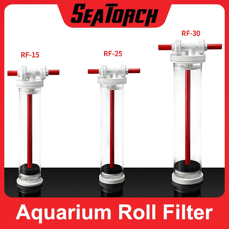 

Seatorch Aquarium Roll Filter Tumbling Filter Sea Cylinder Saltwater Marine Fish Tank Filter RF-15 RF-25 RF-30