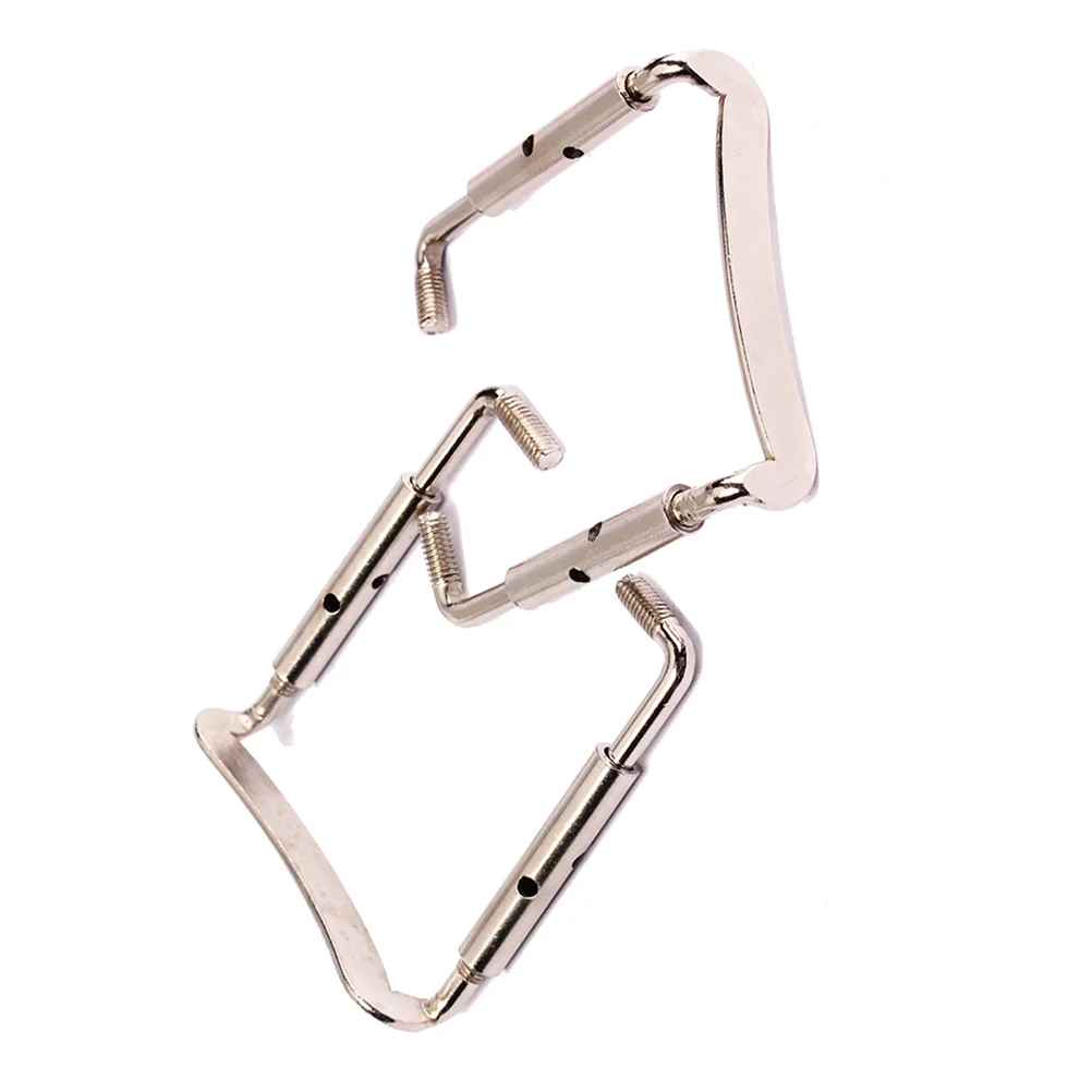 

2pcs Plated Violin Chinrest Chin Rest Clamp Screw Durable Chinrest Replacement Parts