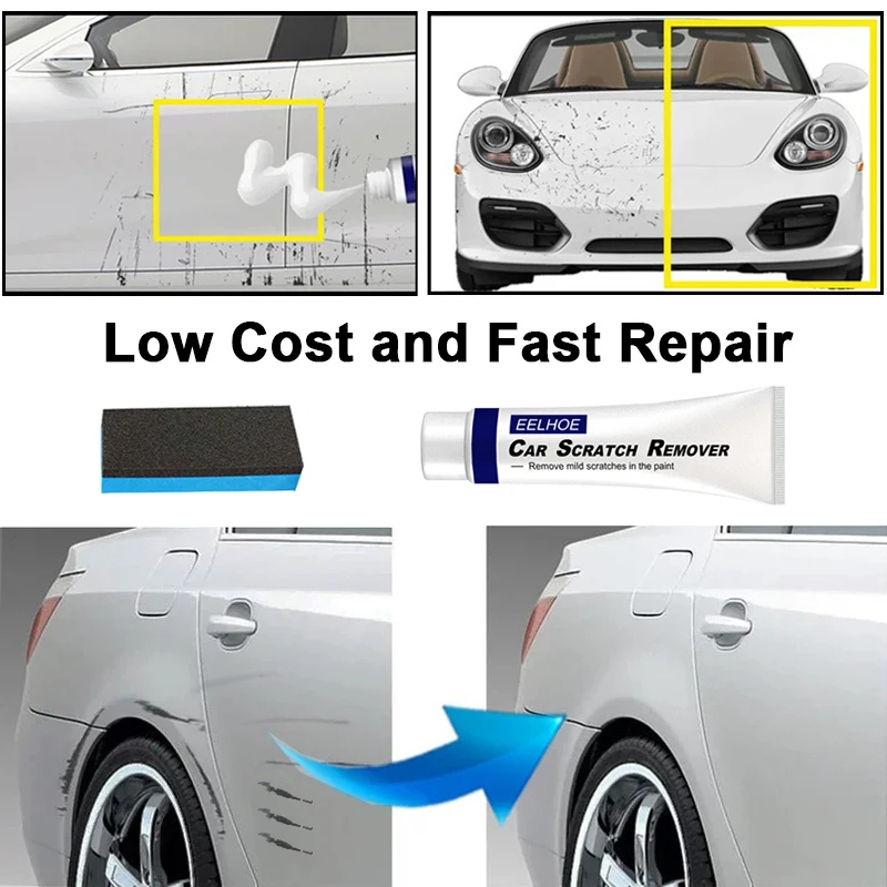 Car Scratch Remover Paint Care Tools Auto Swirl Remover Scratches Repair Polishing Auto Body Grinding Compound Anti Scratch Wax car scratch remover