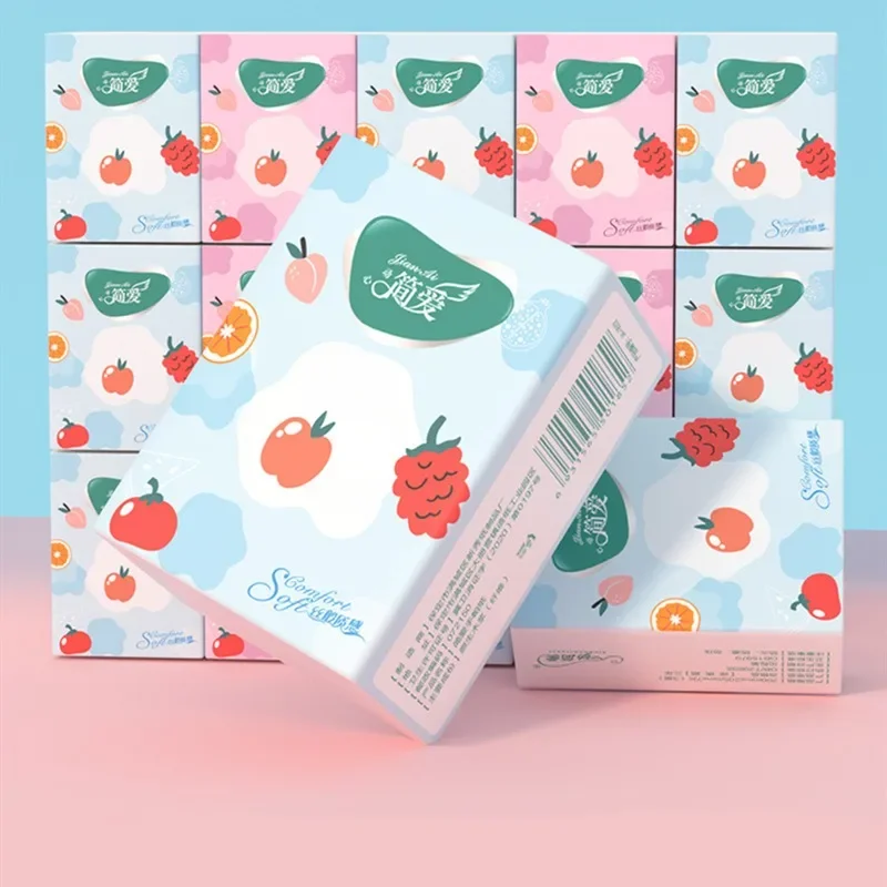 Tissues 90/70/50/30 Packs Portable Napkins Toilet Paper Handkerchief Paper Towels Small Bags of Handkerchiefs Facial