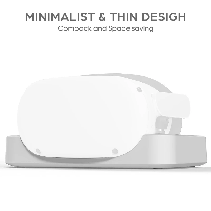 BOBOVR D2 Charging Dock for Oculus Quest 2 Magnetic Charging Station Stand for B2 Battery Packs