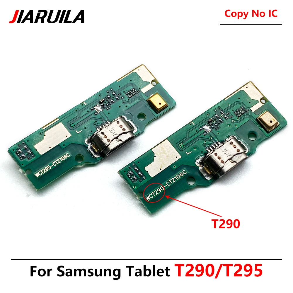 Charger Port NEW Tested USB Charging Port Charger Board Flex For Samsung Tab A 8.0 SM-T290 T290 T295 Dock Plug Connector With Microphone