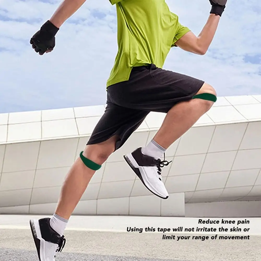 Silicone Patella Tendon Knee Straps Knee Support Fixed Protection Patella Knee Strap Highly Elastic Flexible