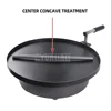 56cm Portable Pancake Pot Circular Gas Iron Plate Pot Commercial Stall Snack Equipment 4