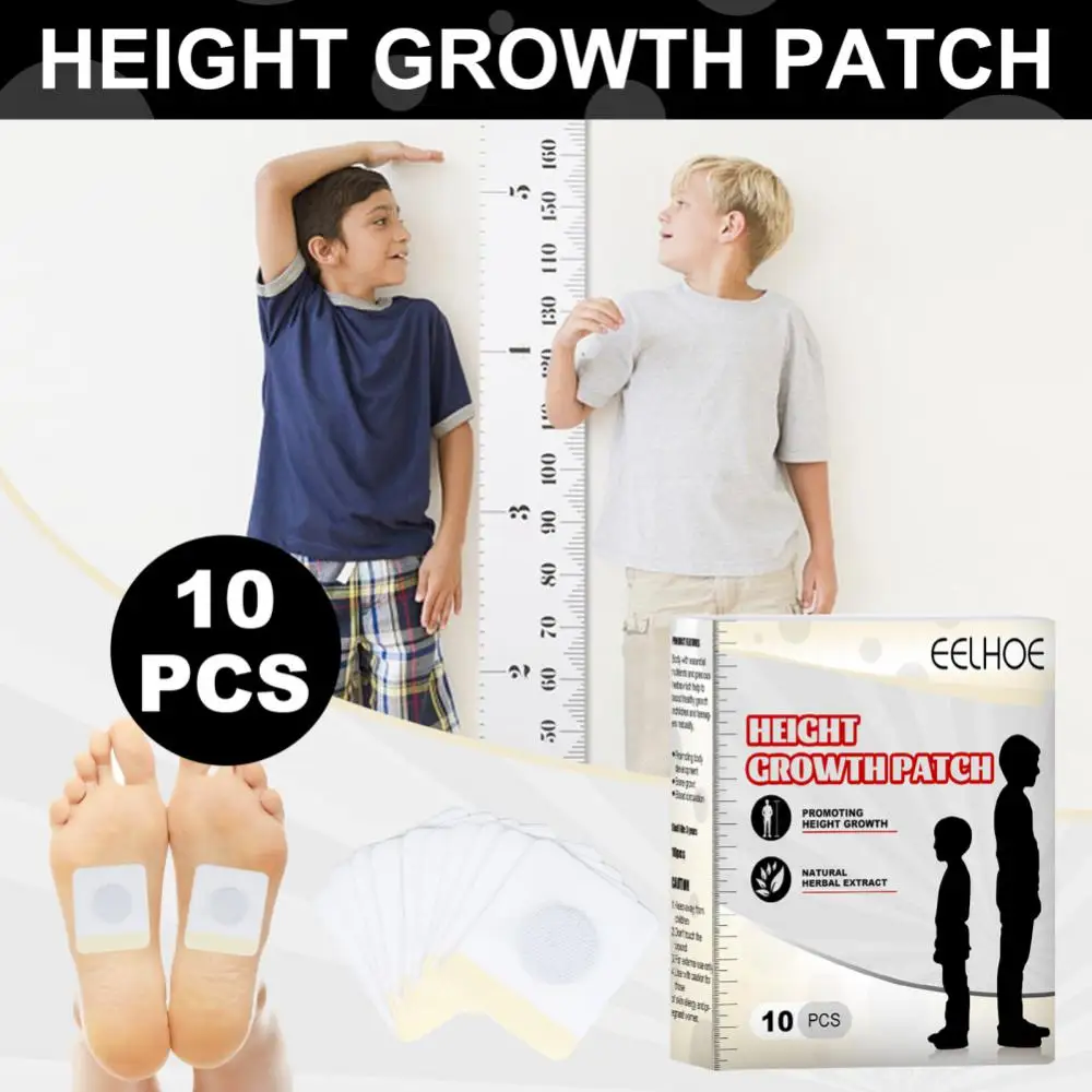 Heightening Foot Patches Heightening Paste Heighten Foot Patch Promote Bone Growth Foot Sticker Height Increase Oil Conditioning Body Grow Taller