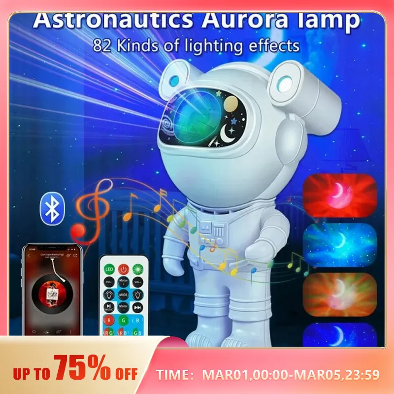Galaxy Star Projector Led Night Light Fai Da Te Astronauta Nebula Porjectors Lampada Per Camera Da Letto Apparecchi Decorativi Per La Casa Regali Per 