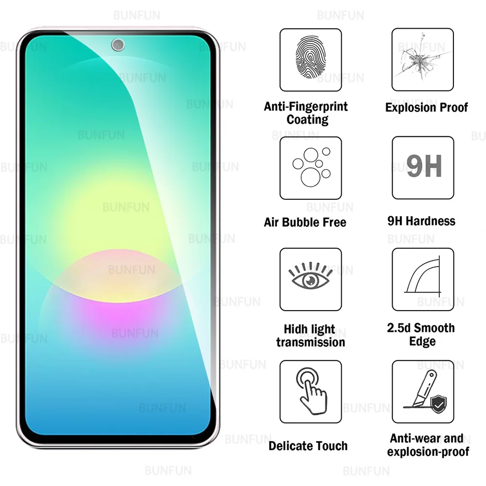 Crystal Clear Tempered Glass Screen Protector – Premium Phone Film